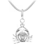 Image of Collier Sc Crystal SN016+CH0359-ARGENT